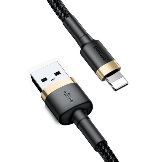 Baseus - (2m) Lightning zu USB-A Ladekabel Datenkabel Cafule Serie - Goldblack - Pazzar.ch