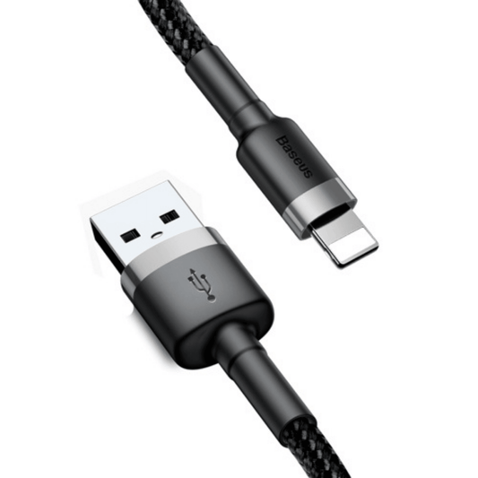 Baseus - (2m) Lightning zu USB-A Ladekabel Datenkabel Cafule Serie - Grayblack - Pazzar.ch