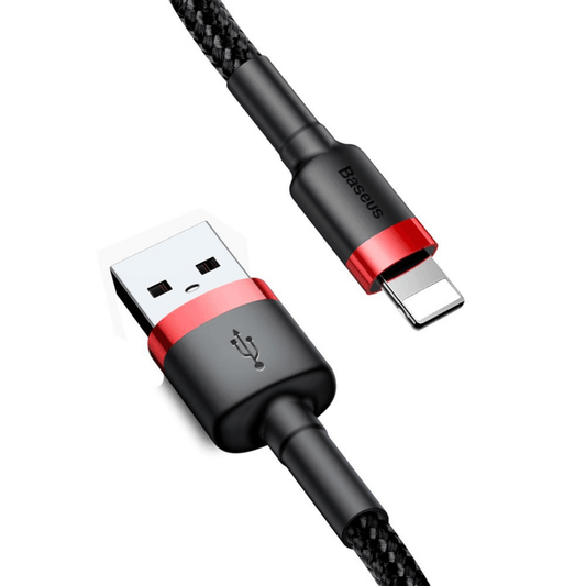 Baseus - (2m) Lightning zu USB-A Ladekabel Datenkabel Cafule Serie - Schwarz - Pazzar.ch