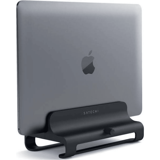 Satechi - Edler & eleganter vertikal Aluminium Laptop Ständer passend zu MacBooks & Laptops - Mattschwarz - Pazzar.ch