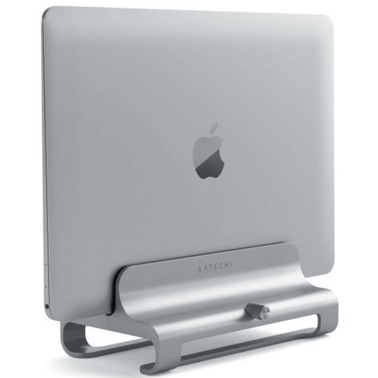 Satechi - Edler & eleganter vertikal Aluminium Laptop Ständer passend zu MacBooks & Laptops - Silber - Pazzar.ch