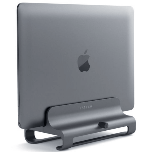 Satechi - Edler & eleganter vertikal Aluminium Laptop Ständer passend zu MacBooks & Laptops - Space Gray - Pazzar.ch