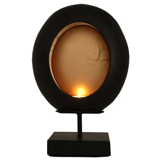 Lesli Living Ovales Kerzenständer-Ei auf Ständer 21x9x32,5 cm - Pazzar.ch
