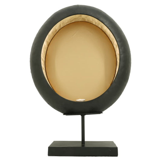 Lesli Living Ovales Kerzenständer-Ei auf Ständer 39,5x13x60 cm - Pazzar.ch
