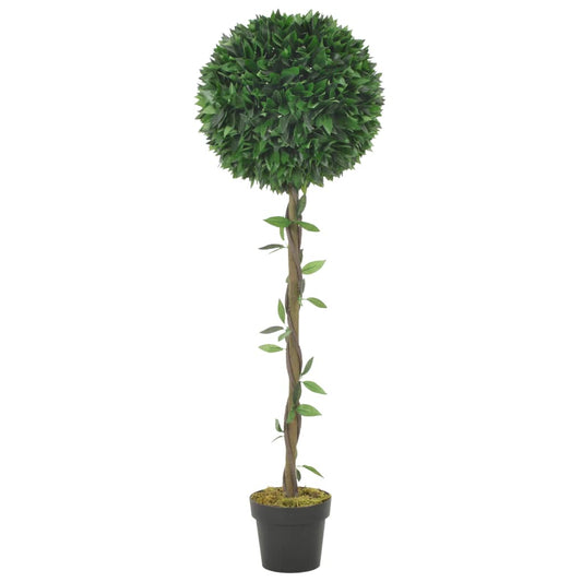 Künstliche Pflanze Lorbeerbaum mit Topf Grün 130 cm - Pazzar.ch