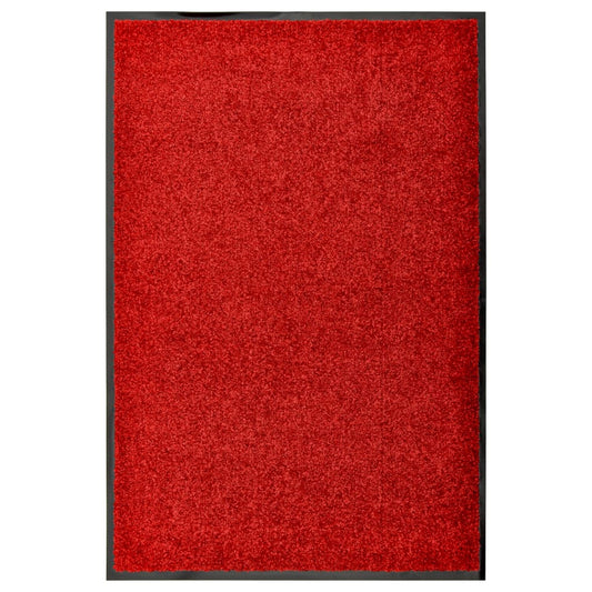 Fußmatte Waschbar Rot 60x90 cm - Pazzar.ch