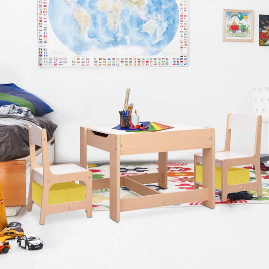 Kindertisch mit 2 Stühlen MDF - Pazzar.ch