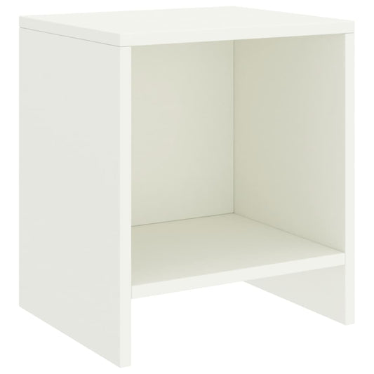 Nachttisch Weiß 35x30x40 cm Kiefer Massivholz - Pazzar.ch