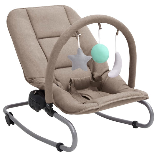 Babywippe Taupe Stahl - Pazzar.ch