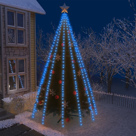 Weihnachtsbaum-Beleuchtung 500 LEDs Blau 500 cm - Pazzar.ch
