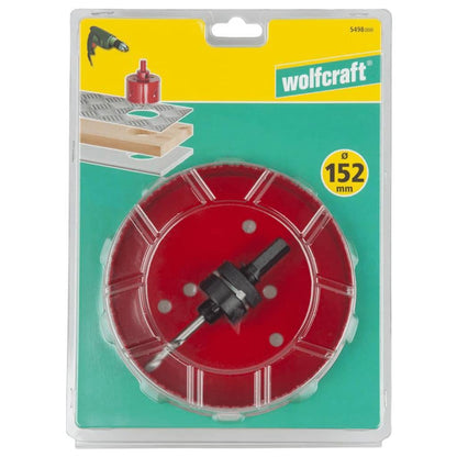 wolfcraft Lochsäge 152 mm Bimetall Rot 5498000 - Pazzar.ch