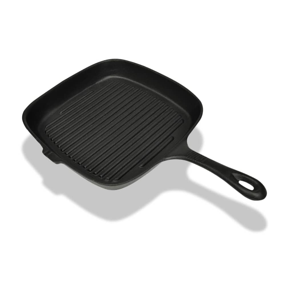 Grillpfanne Gusseisen 24 x 23 cm