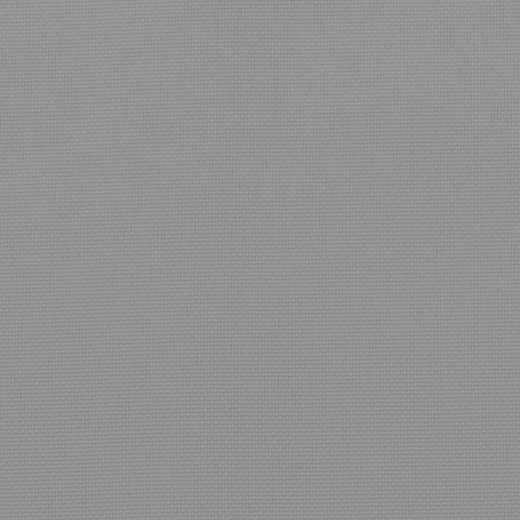 Gartenstuhlauflagen für Hochlehner 2 Stk. Grau 120x50x3cm Stoff - Pazzar.ch