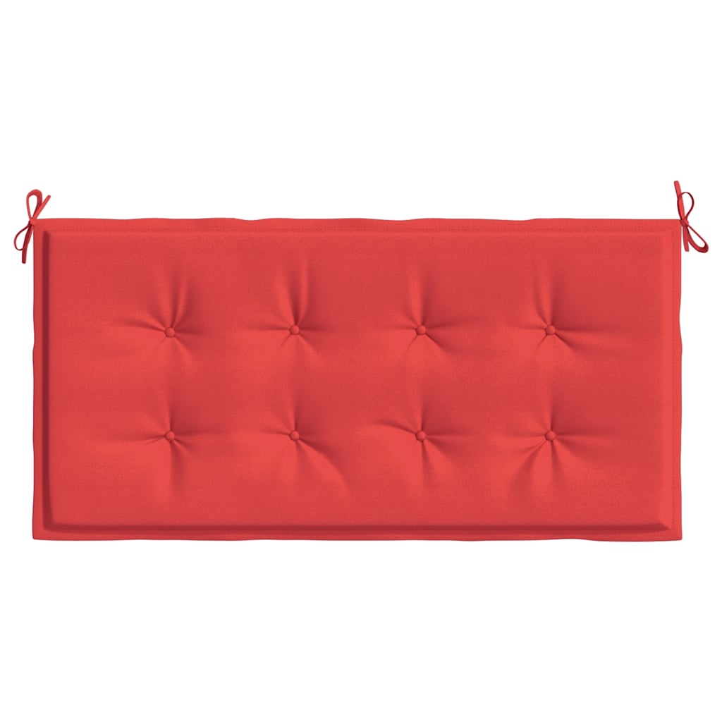 Gartenbank-Auflage Rot 120x50x4 cm Oxford-Gewebe