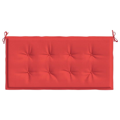 Gartenbank-Auflage Rot 120x50x4 cm Oxford-Gewebe