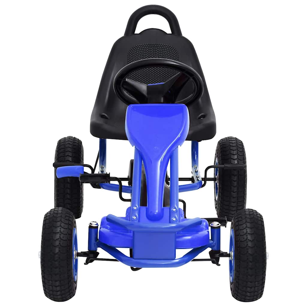 Pedal Go-Kart mit Luftreifen Blau - Pazzar.ch