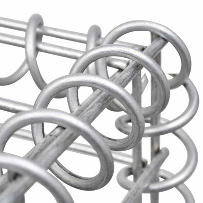 Gabionen-Hochbeet Stahl 360×90×50 cm - Pazzar.ch