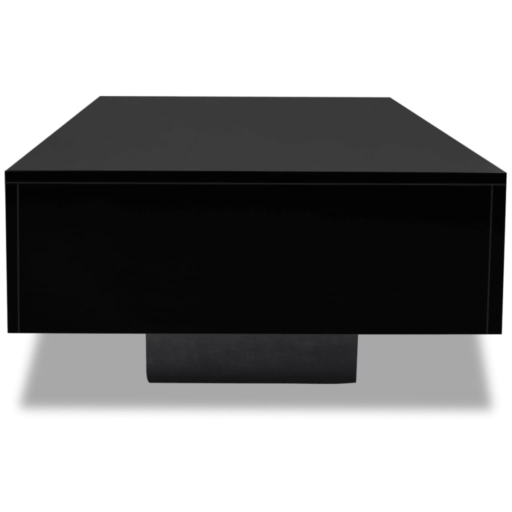 Couchtisch Hochglanz-Schwarz - Pazzar.ch