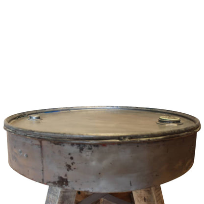 Couchtisch Gemischtes Altholz 60x45 cm Silbern - Pazzar.ch