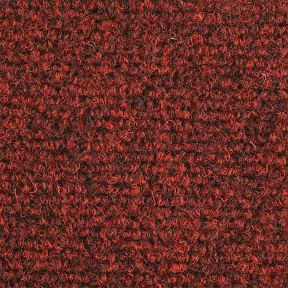 Stufenmatten Selbstklebend 15 Stk. 56x17x3 cm Bordeauxrot Halbrund