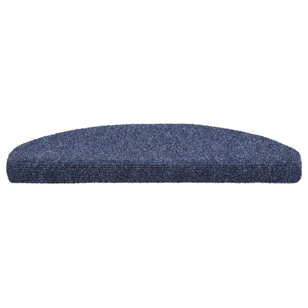 Stufenmatten Selbstklebend 15 Stk. 65x21x4 cm Blau Halbrund Groß