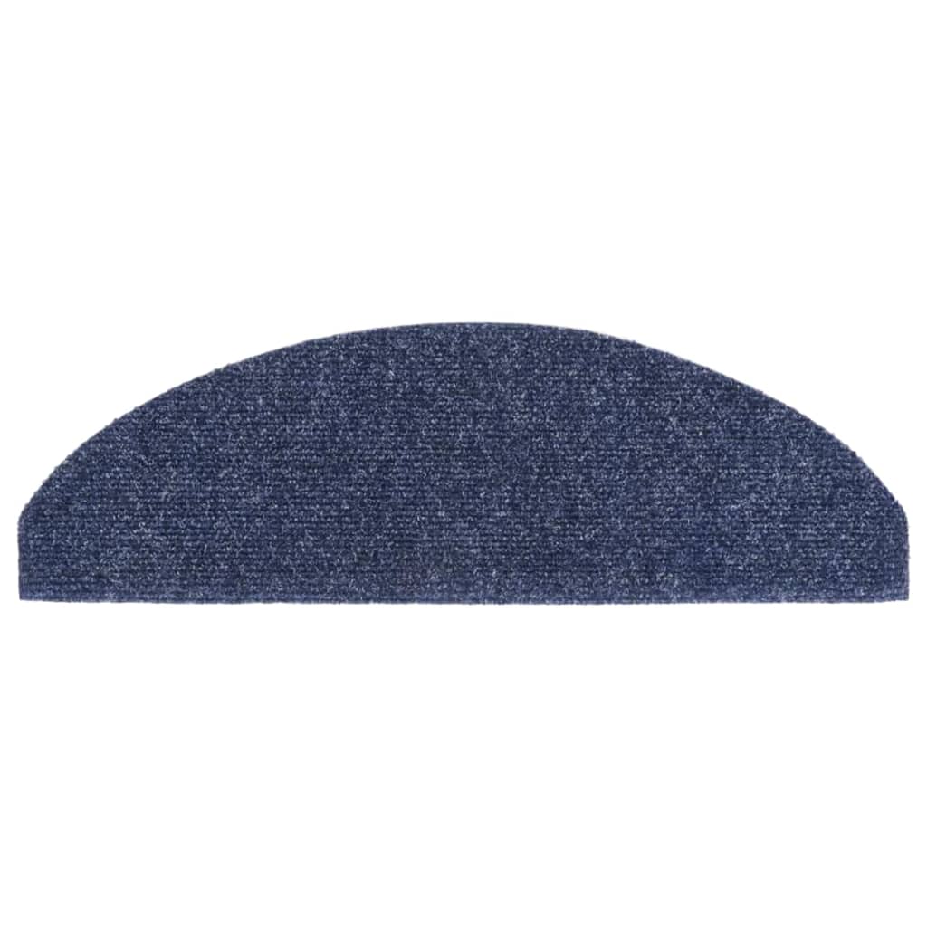 Stufenmatten Selbstklebend 15 Stk. 65x21x4 cm Blau Halbrund Groß
