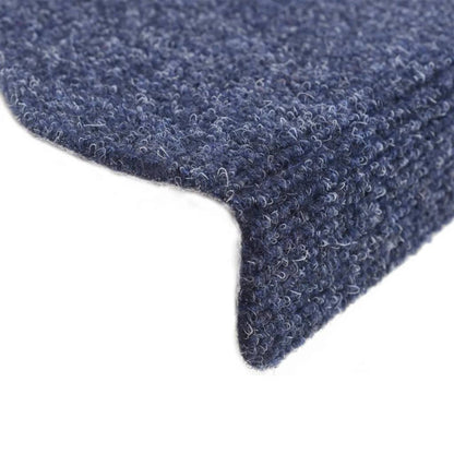 Stufenmatten Selbstklebend 15 Stk. 65x21x4 cm Blau Halbrund Groß