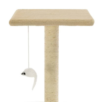 Katzen-Kratzbaum Sisal 95 cm Beige - Pazzar.ch