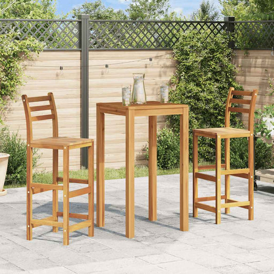 Barhocker 2 Stk. Massivholz Akazie - Pazzar.ch