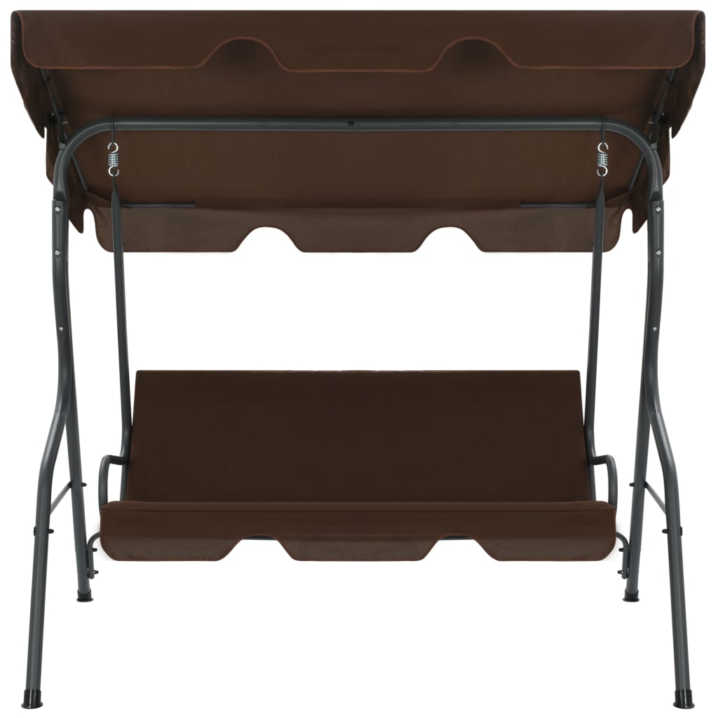 Hollywoodschaukel Kaffeebraun 170×110×153 cm - Pazzar.ch