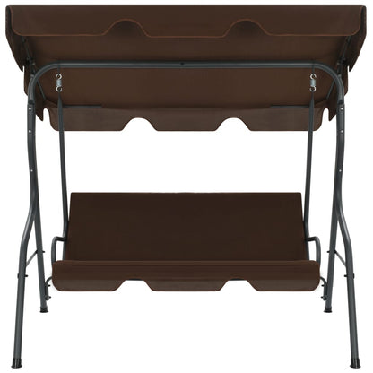Hollywoodschaukel Kaffeebraun 170×110×153 cm - Pazzar.ch