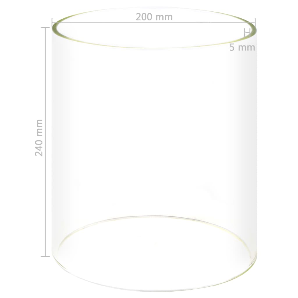 Glaszylinder für Würstchenwärmer 200x240 mm - Pazzar.ch