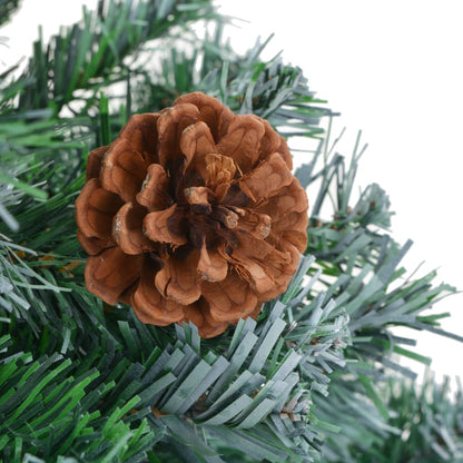 Künstlicher Weihnachtsbaum mit Tannenzapfen gefrostet 150 cm - Pazzar.ch