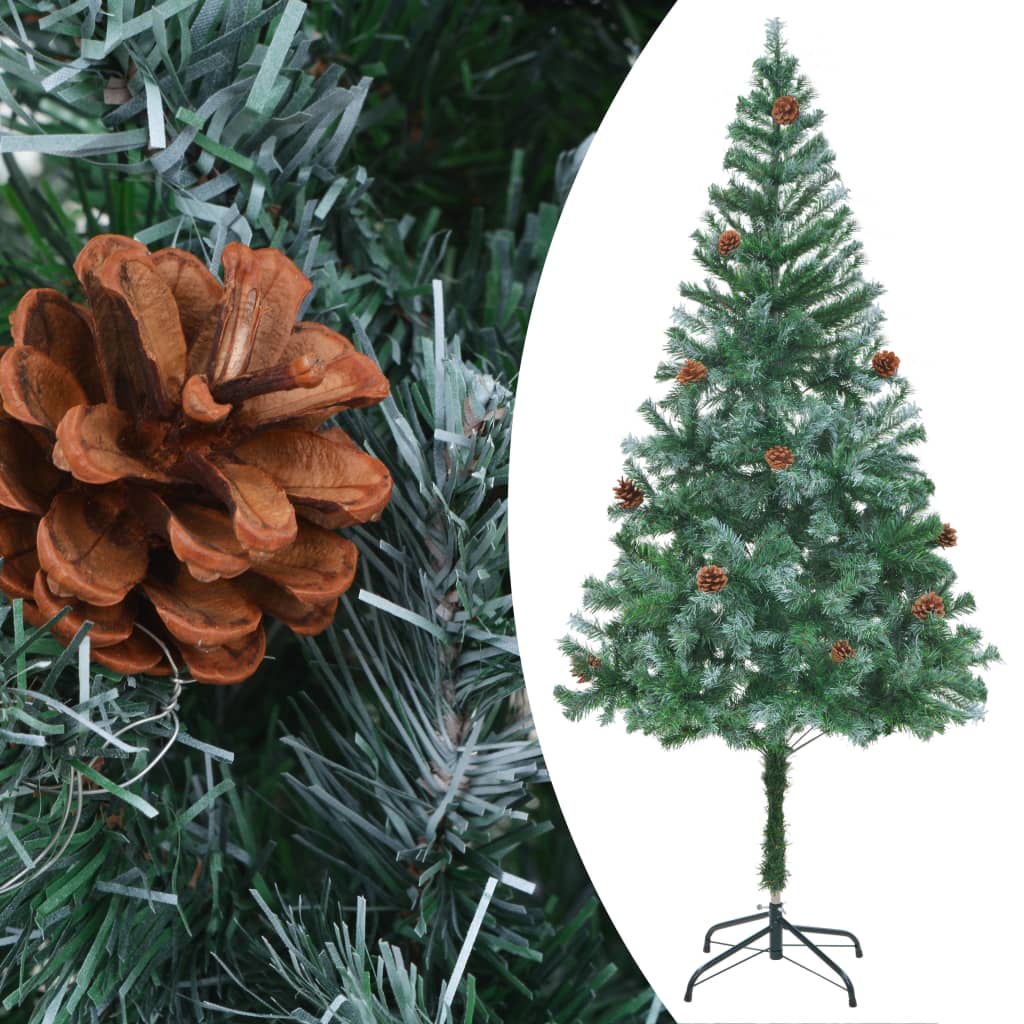 Künstlicher Weihnachtsbaum mit Tannenzapfen 180 cm - Pazzar.ch