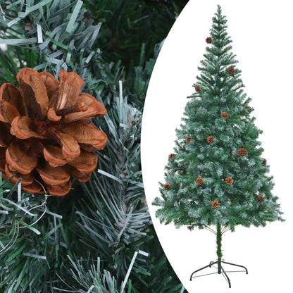 Künstlicher Weihnachtsbaum mit Tannenzapfen 210 cm - Pazzar.ch