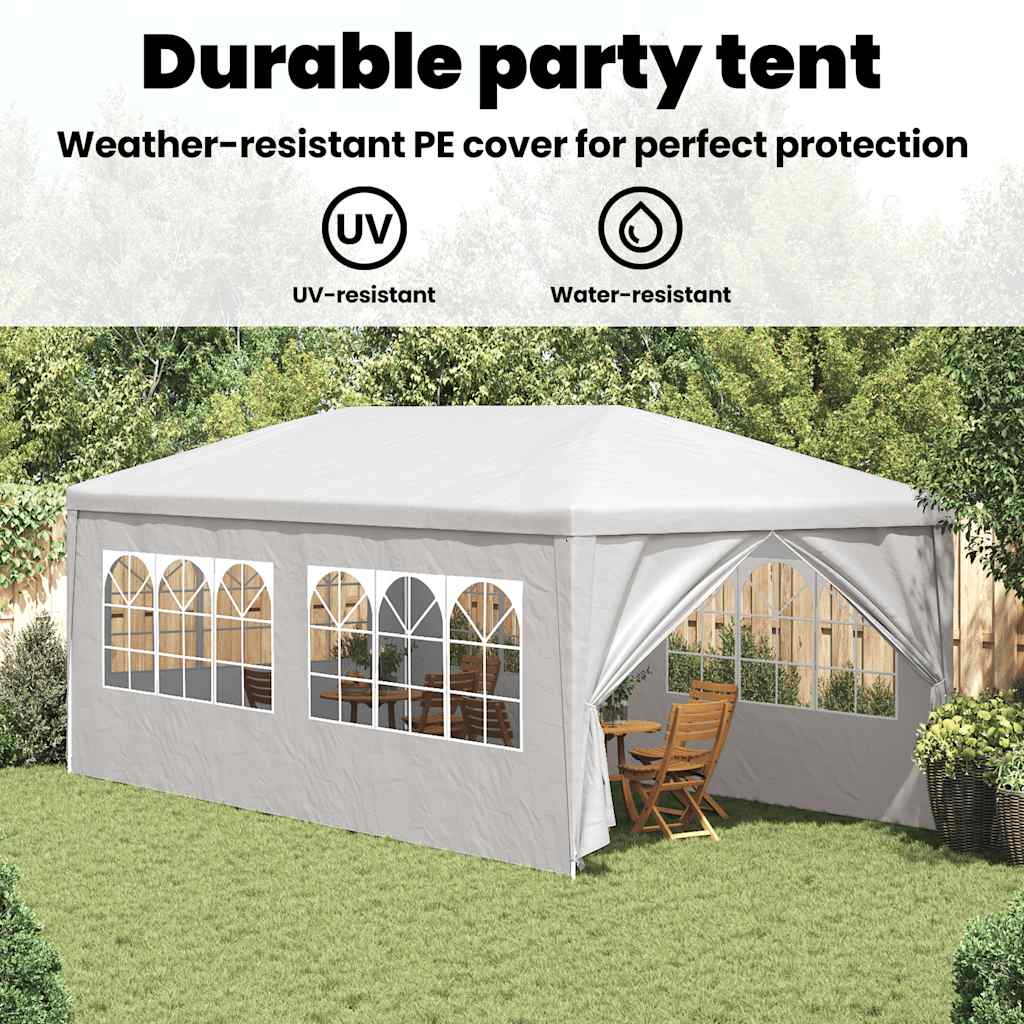 Partyzelt 3x6 m Weiß