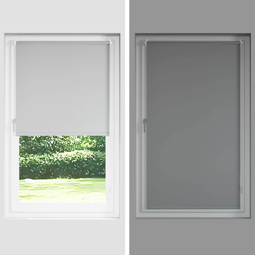 Verdunkelungsrollo 100 x 230 cm grau