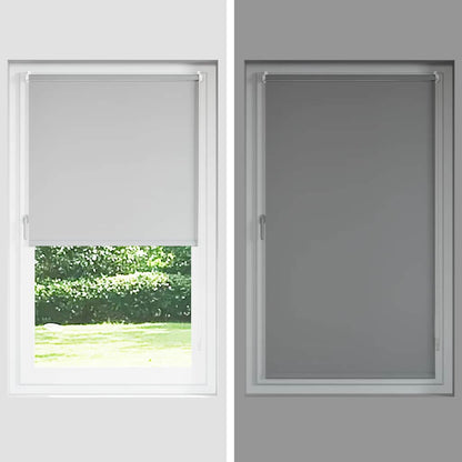 Verdunkelungsrollo 100 x 230 cm grau