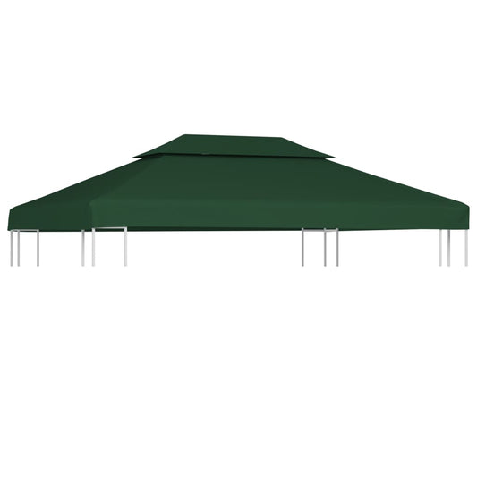 Pavillon-Dachplane Ersatzdach 310 g/m² Grün 3x4 m - Pazzar.ch