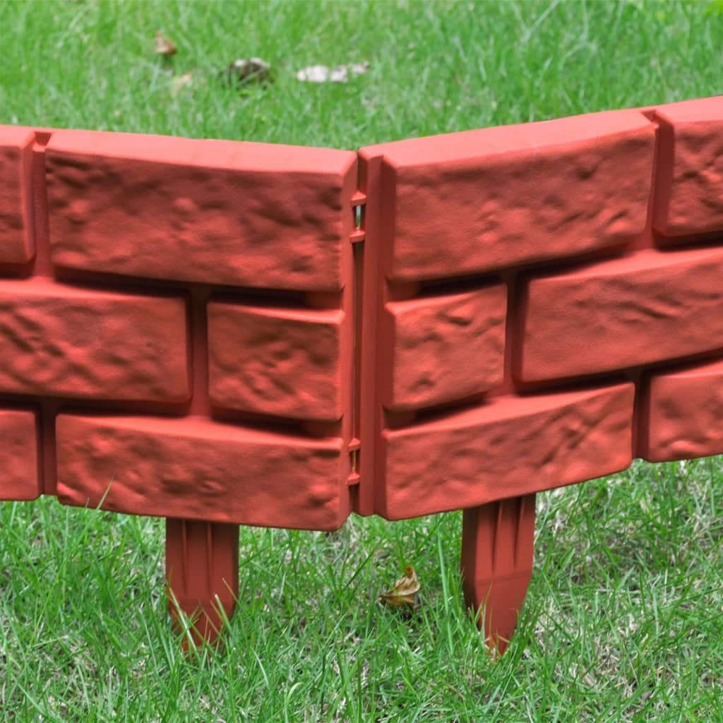 11 x Palisade Gartenzaun Beeteinfassung Beetumrandung