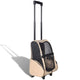 Trolley für Haustiere 3-in-1 Faltbar Beige