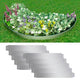 Flexible Rasenkante 10-er Set Verzinkter Stahl 100x14 cm