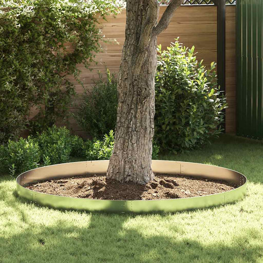 Flexible Rasenkante 15-er Set Verzinkter Stahl 100x14 cm