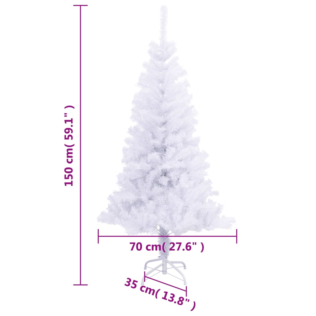 Künstlicher Weihnachtsbaum mit Ständer 150 cm 380 Zweige - Pazzar.ch