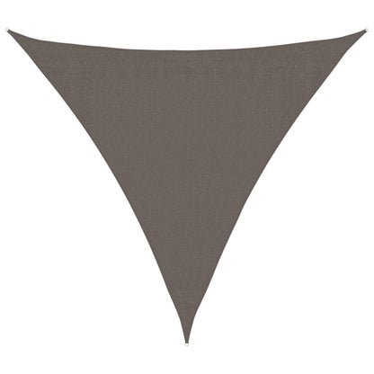 Sonnensegel HDPE Dreieckig 3,6x3,6x3,6 m Anthrazit - Pazzar.ch