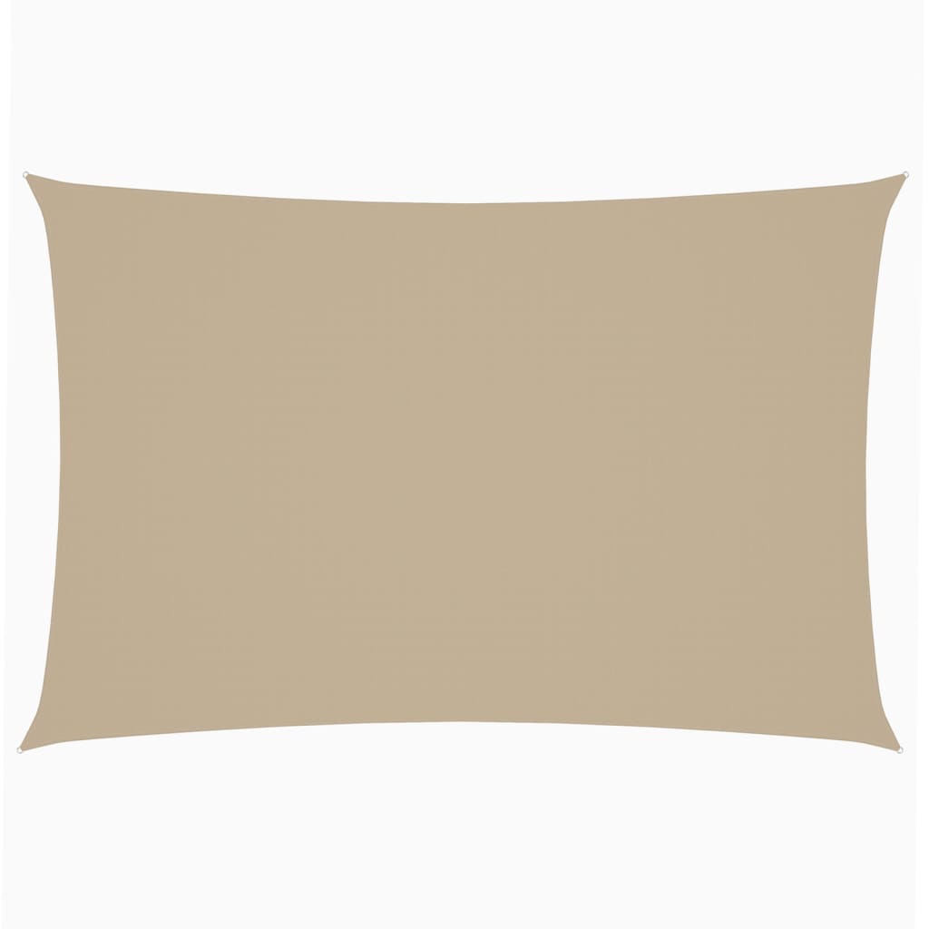 Sonnensegel Oxford-Gewebe Rechteckig 2x4 m Beige