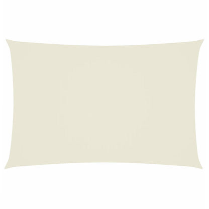 Sonnensegel Oxford-Gewebe Rechteckig 2x4 m Creme - Pazzar.ch