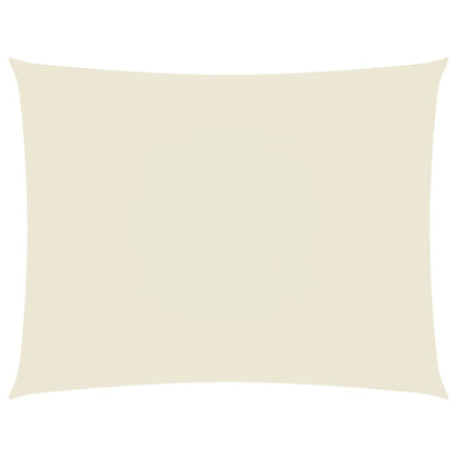 Sonnensegel Oxford-Gewebe Rechteckig 4x6 m Creme - Pazzar.ch