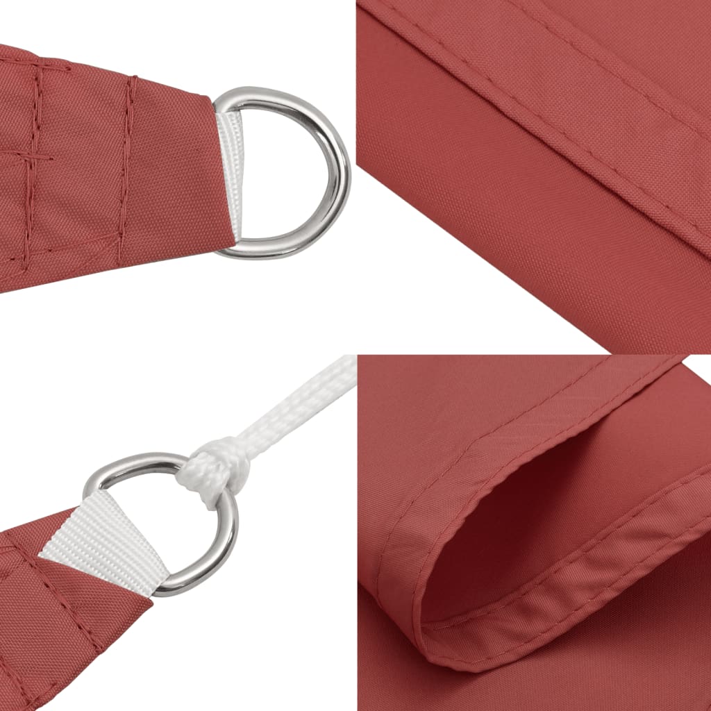 Sonnensegel Oxford-Gewebe Rechteckig 2x4 m Terrakotta-Rot - Pazzar.ch
