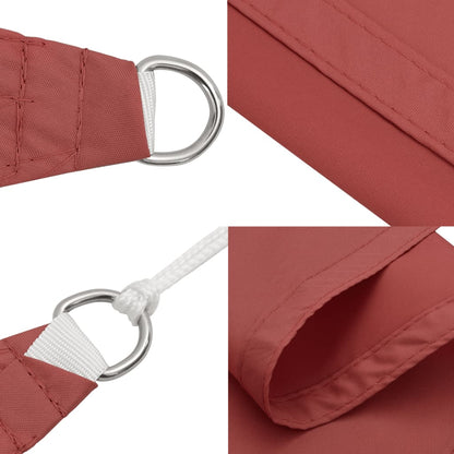 Sonnensegel Oxford-Gewebe Rechteckig 2x4 m Terrakotta-Rot - Pazzar.ch
